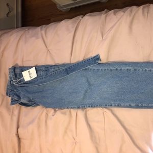 BERSHKA PAPERBAG WAIST JEANS